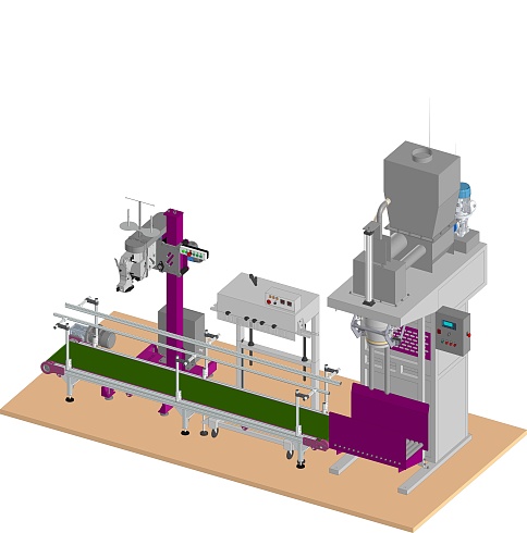 Комплекс фасовки сухого молока КФСМ-2.2
