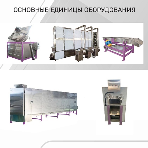 Линия производства овсяных хлопьев с пропариванием (до 500 кг/час)