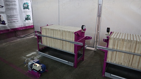 Общий вид рамного фильтра